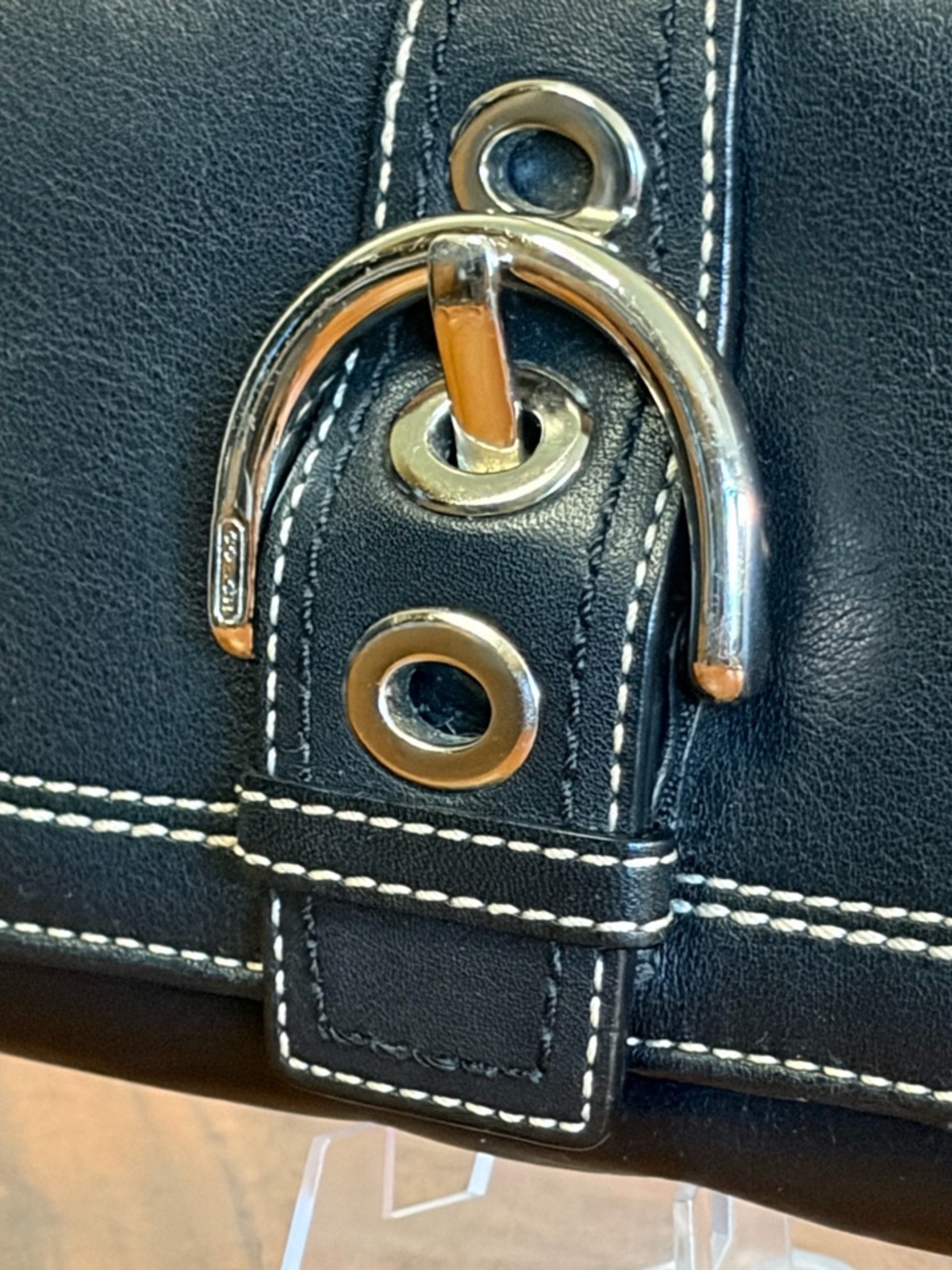 Coach Soho Buckle Bifold Wallet Black NWOT - Picture 5 of 17